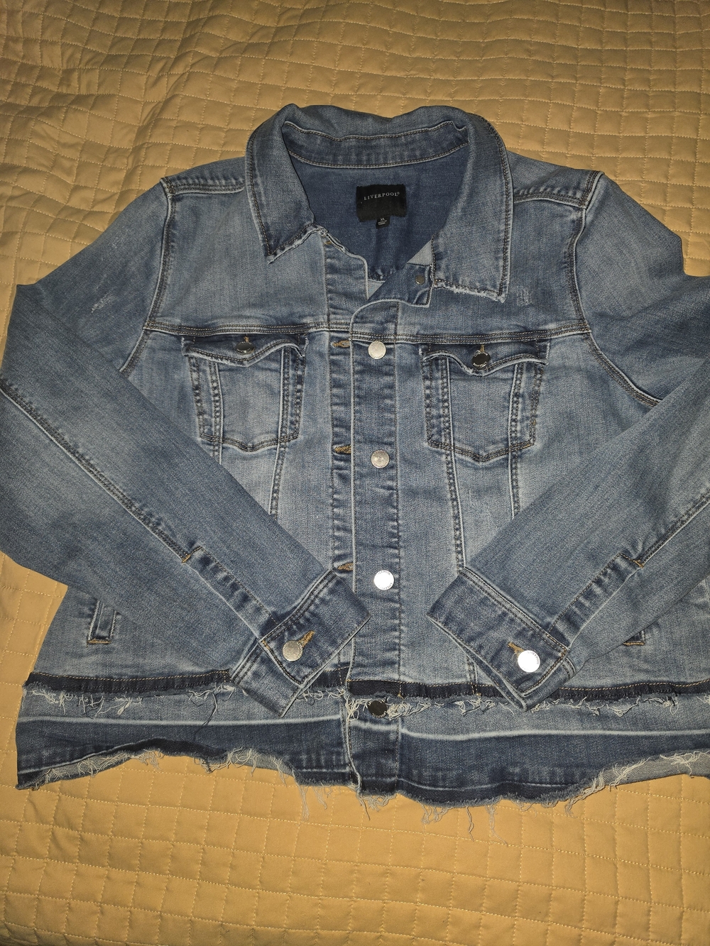 Liverpool Blue Denim Jean Jacket - Picture 2 of 13
